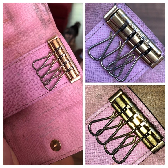 Louis Vuitton AUTHENTIC Multicolore Murakami White Monogram 4 Ring Hook Key Case - Picture 13 of 16